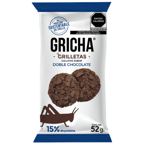 Grilletas | Galleta con Grillo sabor Chocolate | GRICHA