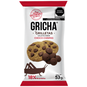 Grilletas | Galleta con Grillo y Chispas de Chocolate | GRICHA